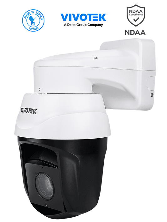 VIVOTEK SD9394-EHL - Cámara IP PTZ Exterior 8 MP  32x Zoom Óptico  Smart IR 250mts  Protección Nema4X  IP66  IK10  WDR Pro  Smart Tracking  Ciberseguridad Trend Micro  Smart VCA  NDAA  ONVIF  Deep Search