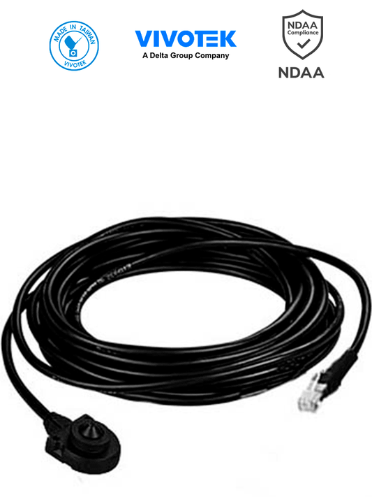 VIVOTEK CU9171-H - Lente cilíndrico tipo Pinhole de 4 megapíxeles  WDR PRO  Lente fijo 3.7mm  Cable de 5 metros