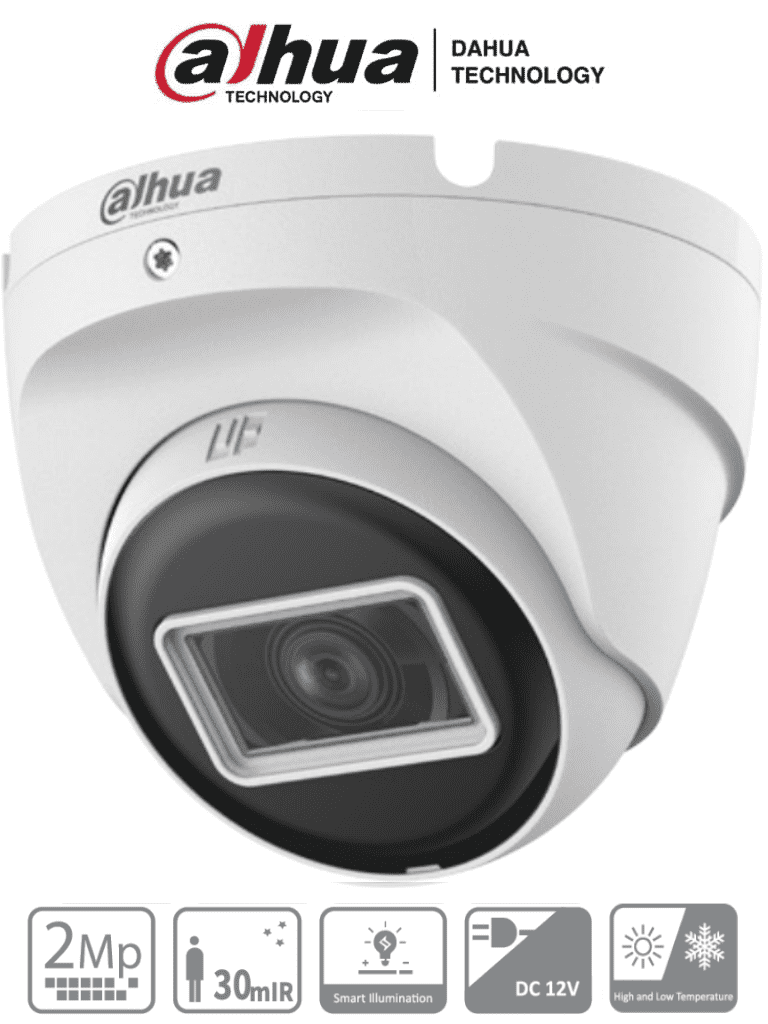 DAHUA HAC-T2A21N-U-28 - Camara Domo de 2 Megapixeles/ 1080p/ Lente 2.8 mm/ 100 Grados de Apertura/ IR de 30 Metros/ Metalica/ IP67/  Soporta: CVI/TVI/AHD/CVBS/ #VolDH #LoNuevo