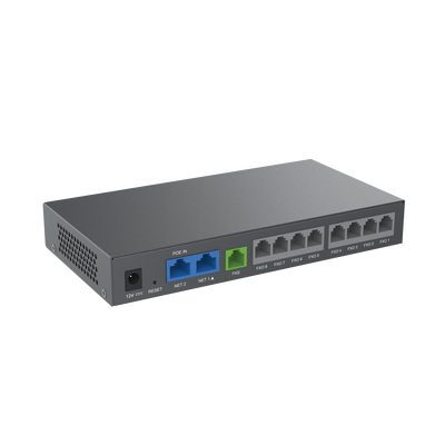 Gateway Analógico 8 FXO  (Conectar Lineas Analógicas) / 3 Perfiles SIP / 1 Puerto FXS / NAT de Alto Rendimiento / Soporte Lifeline / Fax T.38 / Cifrado AES / Failover SIP / Conferencia de Voz 3 Vías