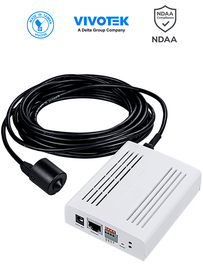 VIVOTEK VC9101 - Módulo para cámara de red compatible con lentes tipo Pinhole y Fisheye: CU9171-H  CU9183-H  CU9171-HF  CU9183-HF  Ciberseguridad Trend Micro  Smart Stream III  3DNR  Visión SNV  Smart Motion  Audio Bidireccional  DI  DO  ONVIF  NDAA