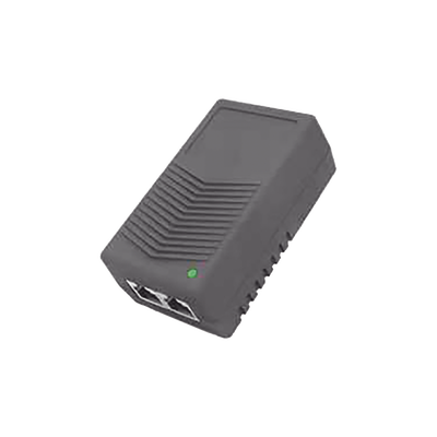 Adaptador de pared / Inyector PoE / 24 Vcc / 1 A / Controlado por chip IC / Protección contra OV  OC  SC  UV/  Fácil de instalar