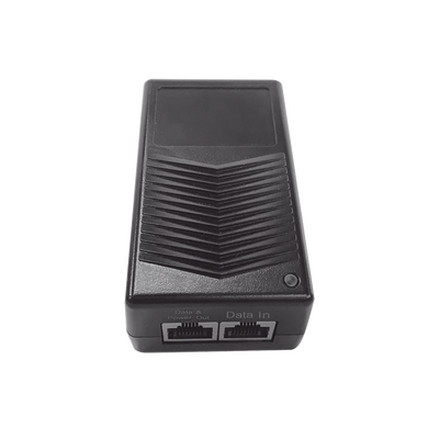 Adaptador de pared / Inyector PoE / 24 Vcc / 1 A / Controlado por chip IC / Protección contra OV  OC  SC  UV/  Fácil de instalar