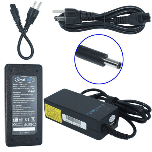 Adaptador de corriente para laptop OVALTECH 19.5V/2.31AH para DELL  Dell XPS 13 9343-4143 Notebook Dell XPS 13 L322X Ultrabook  Dell Ultrabook