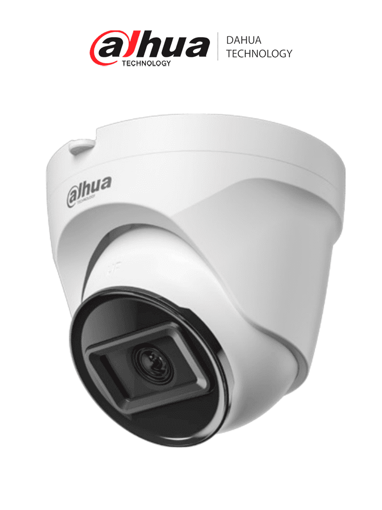 DAHUA DH-IPC-T1E40 - Camara IP Domo de 4 Megapixeles/ Lente de 2.8 mm/ 93 Grados de Apertura/  H.265+/ WDR Real de 120 dB/ IR de 30 Metros/ IP67/ PoE/