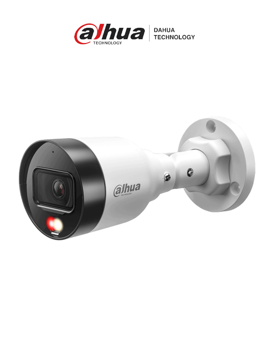 DAHUA DH-IPC-HFW1439S1-A-IL  -Cámara IP Bullet de 4 Megapíxeles/Dual Light/ Lente de 2.8mm/ 94 Grados de Apertura/ Micrófono Integrado/ 15 Metros de Iluminación con Luz Visible/ H.265+/ WDR de 120 dB/ #LoNuevo #NFin