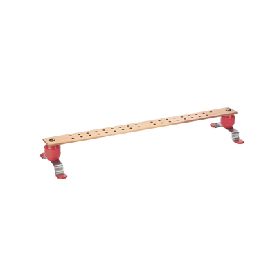 Barra de Conexión a Tierra StructuredGround™ para Telecomunicaciones y Centro de Datos  de 1/4" Grosor X 2" Ancho X 24" Largo.