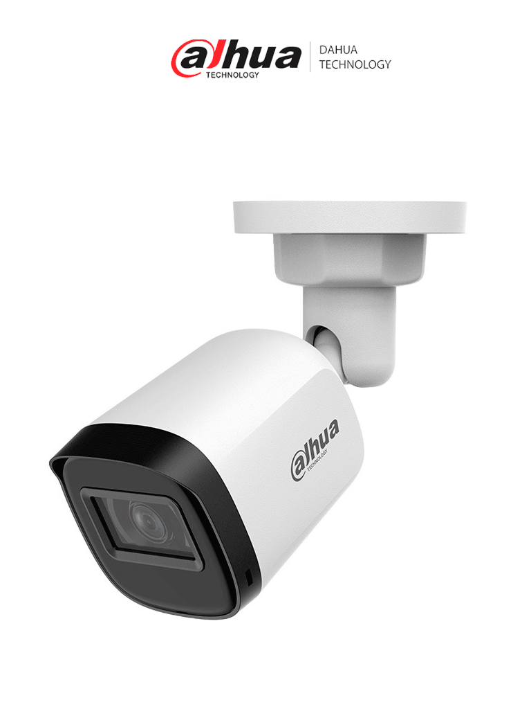 DAHUA DH-HAC-B1A21N-U-0280B - Camara Bullet de 2 Megapixeles/ Lente de 2.8 mm/ 30 Metros de IR/ 100 Grados de Apertura/ IP67/ Soporta: CVI/TVI/AHD y CVBS/ #LoNuevo #VolDH