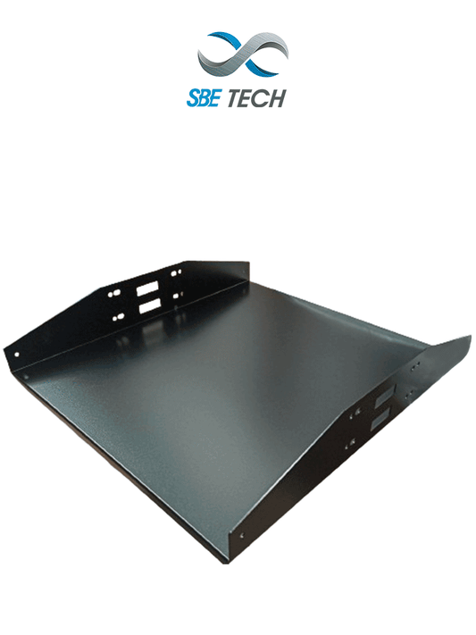 SBETECH SBE-CDL1P1918 -  Charola Doble para rack con medidas de 19” (48.26 cm) de ancho x 18"  (45.72 cm) de largo  y soporta hasta 34 kg 2 UR