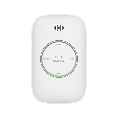 (HikFire)  Detector de Gas Combustible Propano C3H8 / Alarma Temprana / Multifuncionalidad / Registro de Eventos / Salida para Válvula y Ventilador / IP30