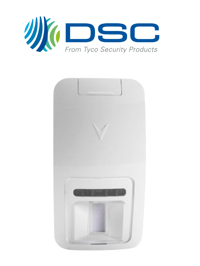 DSC PG9984P - Detector de Movimiento Óptica de espejo doble tecnología Pasivo y Microondas Inalámbrico Power G compatible con NEO  PRO  Qolsys e IoTega