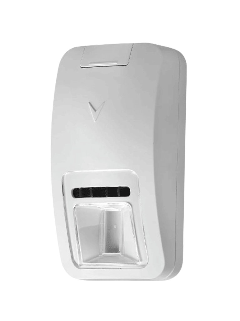 DSC PG9984P - Detector de Movimiento Óptica de espejo doble tecnología Pasivo y Microondas Inalámbrico Power G compatible con NEO  PRO  Qolsys e IoTega