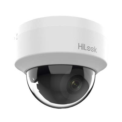 HiLook Series / Domo IP 2 Megapixel (1080p) / Lente 2.8 mm (Gran Angular) / 20 mts IR / Interior / PoE / dWDR / H.265+ / ONVIF