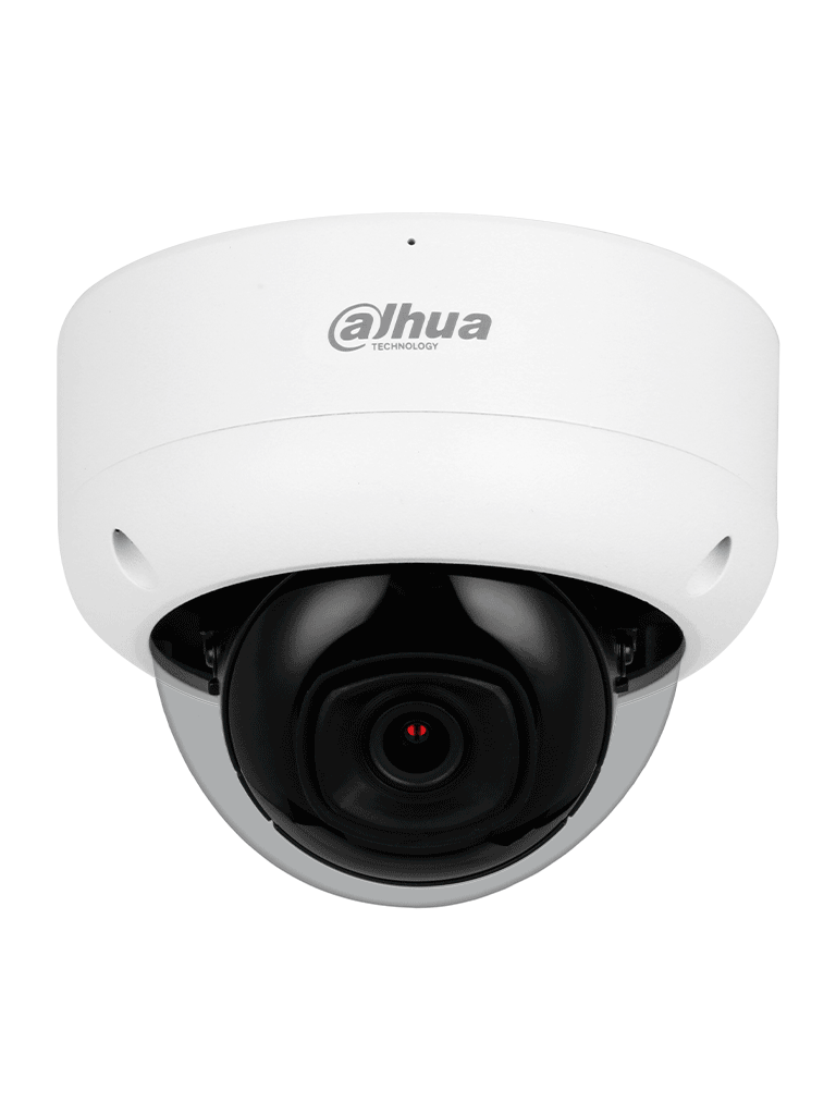 DAHUA IPC-HDBW3241E-AS-S2 -Cámara IP Domo Antivandálica d 2MP con lente d 2.8mm y 107° d visión  WizSense  IR de 50m  micrófono integrado  SMD 4.0  AI SSA  Quick Pick  protección IP67/IK10  PoE  WDR real  E/S de alarmas y ranura microSD #IMD #DA5