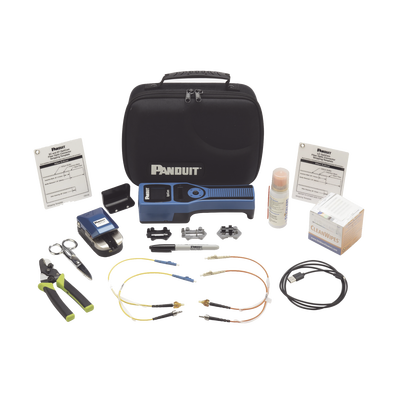 Kit Completo de Herramienta OCTT Opticam 2 de Panduit  para Terminación de Conectores Pre-Pulidos LC  SC o ST  Incluye Desforradora y Cleaver