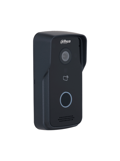 DAHUA DHI-VTO2111D-P-S3 - Frente de Calle de Videoportero IP/ Alámbrico/   Angulo Visión 107 Grados con WDR / Soporta Apertura de Puerta por APP  Tarjeta y desde Monitor/ Uso Exterior IP65/ PoE/ Soporta Hasta 10 Monitores/ #LoNuevo