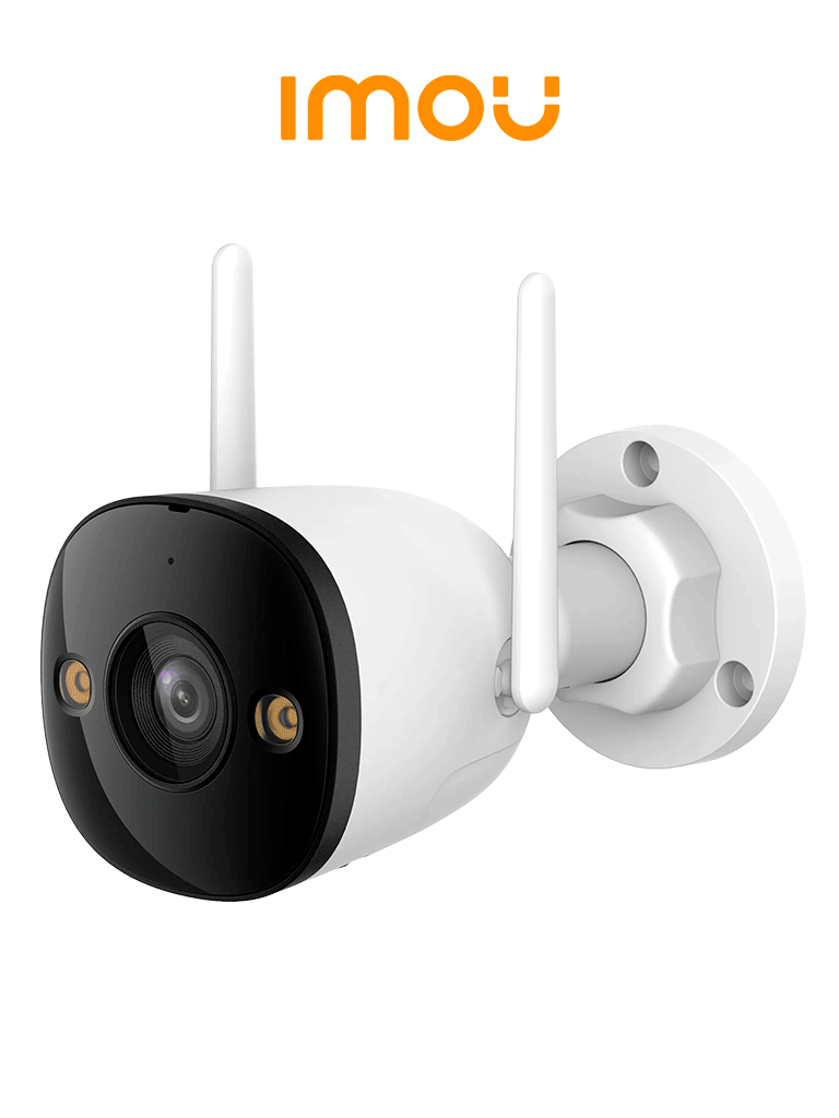 IMOU Bullet 2E 3Mp (IPC-K3DN-3H0WF) - Cámara IP Bullet WiFi de 3MP cuenta con micrófono integrado  102° de visión  H.265  lente de 2.8mm  detección de humanos  IR 30m  IP67 y ranura MicroSD. #TopIMOU  #ANIVIMOU