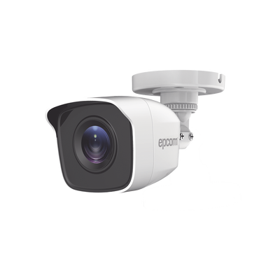 Bala TURBOHD 2 Megapíxeles (1080p) / Gran Angular 103º / Lente 2.8 mm / METAL / IR EXIR Inteligente 20 mts / Exterior IP66 / dWDR / TVI-AHD-CVI-CVBS