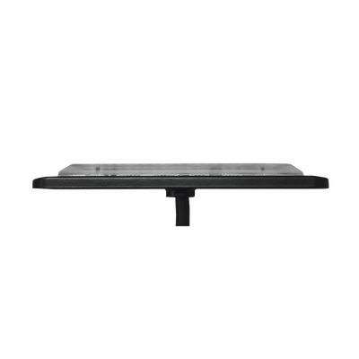 Luz Auxiliar de 12 LED  Ambar/Claro  SAE  Bisel Negro  Lente Transparente