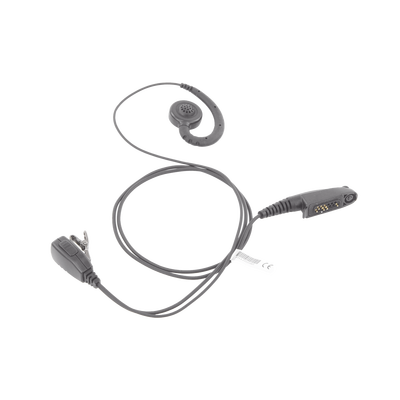 Micrófono de solapa con audífono ajustable al oído para Radios TE320 / TC-610P/TC-780