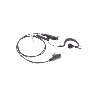 Micrófono de Solapa con Audífono Ajustable al oído Para Radios TE320 / TE390 / HYT TC610P/TC780
