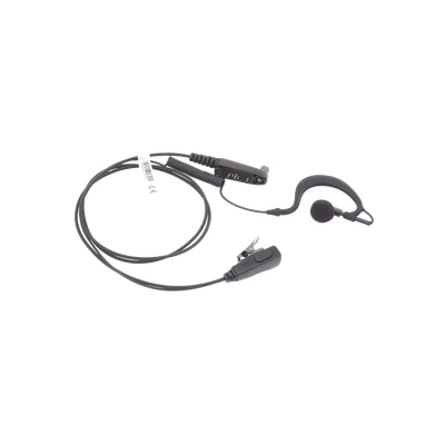 Micrófono de Solapa con Audífono Ajustable al oído Para Radios TE320 / TE390 / HYT TC610P/TC780