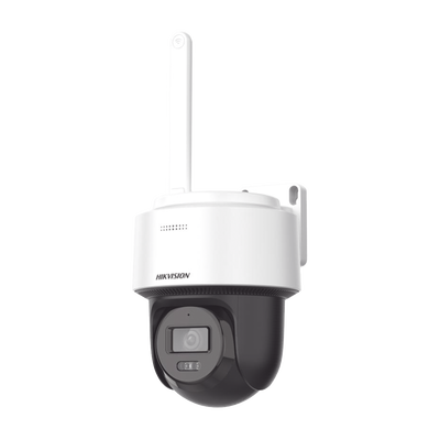 PT IP 2 Megapixel / Lente 2.8 mm / 30 mts IR / Exterior IP66 / Wi-Fi / dWDR / ACUSENSE Lite / Autoseguimiento / H.265+ / Micrófono y Bocina Interconstruido / Micro SD / Se Conecta Directo a la App de Hik-Connect / Montaje Techo o Pared