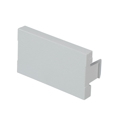 Módulo de tapa ciega (Inserto Ciego)  de 1/3  Color Blanco  1 Pieza