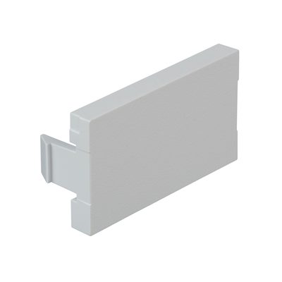 Módulo de tapa ciega (Inserto Ciego)  de 1/3  Color Blanco  1 Pieza