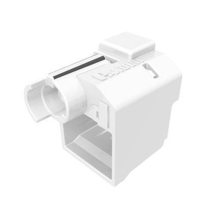 Kit de 10 Dispositivos Para Impedir Desconexión de Plug RJ45  Color Blanco  Incluye Herramienta para Instalar/Retirar