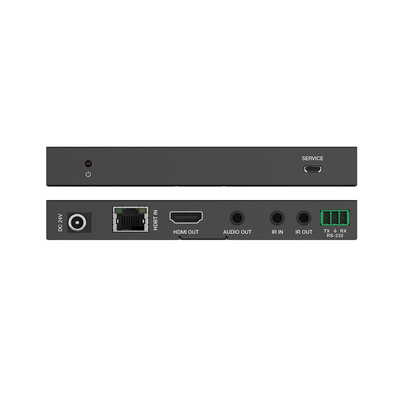 Splitter mas Extensor de Video | 1x4 | ProAV | HDBaseT™ | 120m en 4K@60Hz | 150m en 1080p@60Hz | Cat6/6a/7 | Gestión Avanzada EDID | Control IR y RS232 | PoC | Salida de Audio