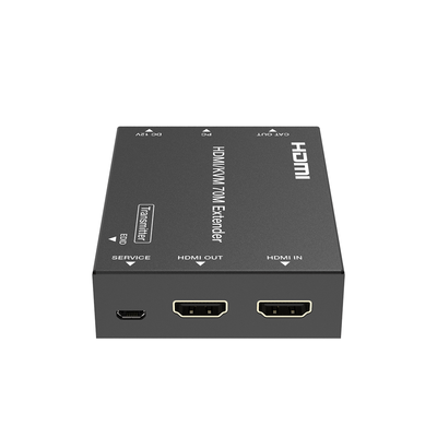 Kit Extensor HDMI con KVM | 70m | 4K2K@60Hz | 4:4:4 |  HDMI2.0b y HDCP 2.2 | Salida de Audio 3.5mm | Admite PoC | Admite USB 1.1