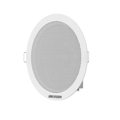 Altavoz Montaje en Plafón / 6 Watts / 100 V / Rejilla de Metal / Color Blanco / Uso Interior