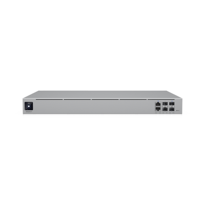 EFG UniFi Enterprise Next Generation Gateway  Hasta 500+ Dispositivos UniFi  Hasta 5 000+ Clientes  Enrutamiento IPS 12.5 Gbps  Alta Disponibilidad  Puertos 25G/10G/2.5G  Doble PSU Redundante  Pantalla Táctil