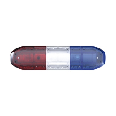 Barra de luces LED de 48"  216 LED  Dual Color  Programable   Rojo/Azul/Ámbar/Claro  Ideal para Equipar Unidades de Seguridad Publica con Domos Rojo  Claro y Azul