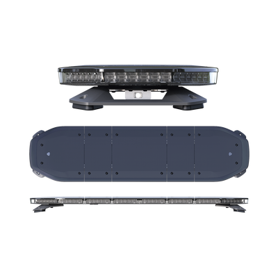 Barra de luces LED de 48"  216 LED  Dual Color  Programable   Rojo/Azul/Ámbar/Claro  Ideal para Equipar Unidades de Seguridad Publica con Domos Rojo  Claro y Azul