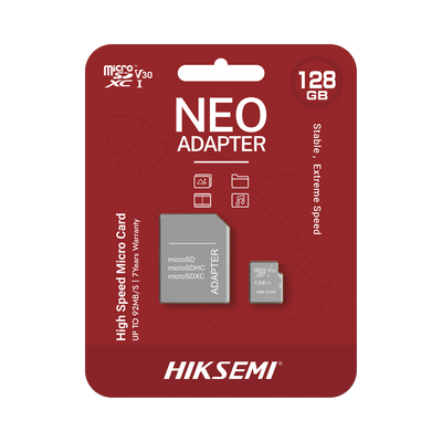 Memoria microSD para Celular o Tablet / 128 GB / Multipropósito / Clase 10 / 92 MB/s Lectura / 50 MB/s Escritura