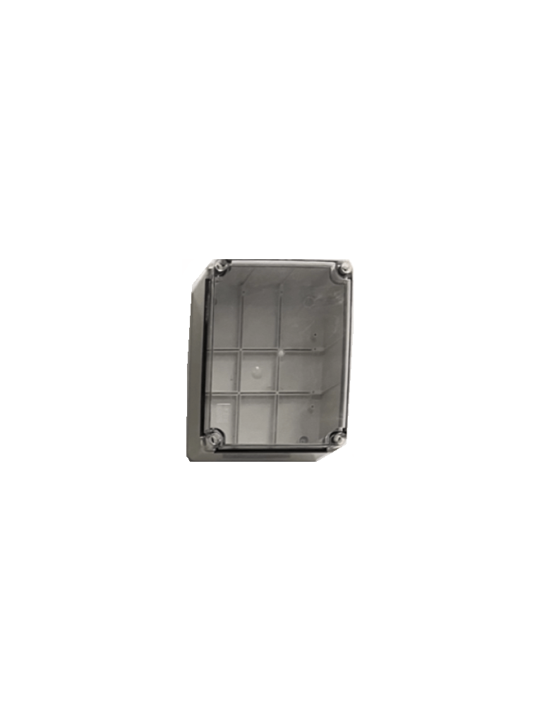 SBE TECH SBE-TR24019090 - Gabinete plástico para exteriores  cubierta transparente  24x19x9 cm  termoplástico auto extinguible  IP67  alta resistencia al impacto  color gris