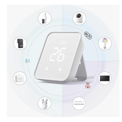 KIT Controlador HUB principal para dispositivos SwitchBot  Señal Wifi y BLUETOOTH  incluye 2 motores cortinas y 1 control remoto