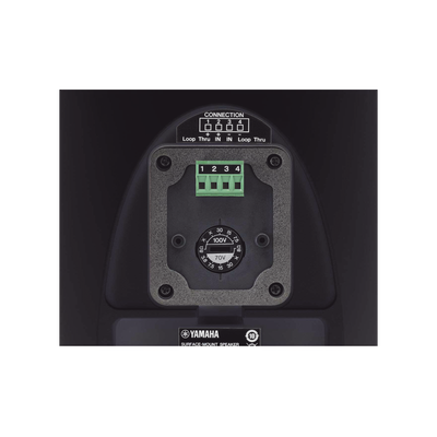 Altavoz de Montaje en Superficie  Woofer 5.25in  Tweeter 0.75 in  Bass-Reflex  IP35  Ideal para Instalaciones Fijas  Par Color Negro