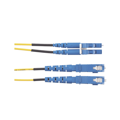 Jumper de Fibra Optica Monomodo 9/125 OS2  LC-SC Duplex  OFNR (Riser)  Color Amarillo  5 Metros