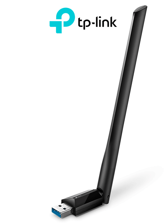 TP-LINK - Archer T3U PLUS / Adaptador USB Inalámbrico Banda Dual AC1300 Alta Ganancia