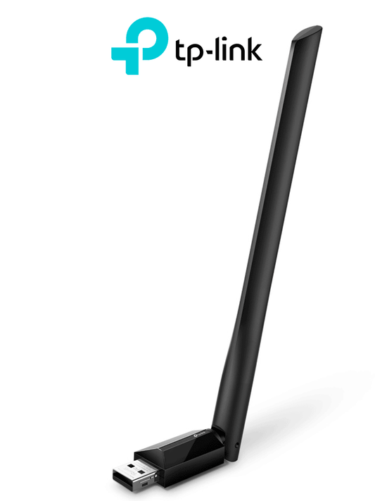 TP-LINK  Archer T2U PLUS - Adaptador USB inalámbrico doble banda AC 600 Mbps  antena de alta ganancia.