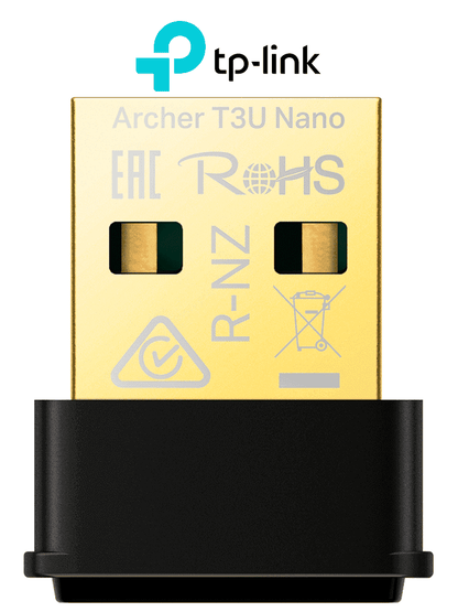 TP-LINK ARCHER T3U NANO - Adaptador USB MU-MIMO inalámbrico nano AC1300   velocidades de hasta 1300 Mbps con 400 Mbps en 2 4 GHz y 867 Mbps en 5 GHz   MU-MIMO .#TP9 #MCI1
