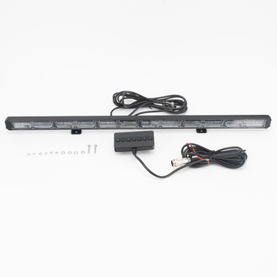 Barra de luz de advertencia de 6 Módulos de 6 LED  30 Pulgadas  Ámbar/Claro