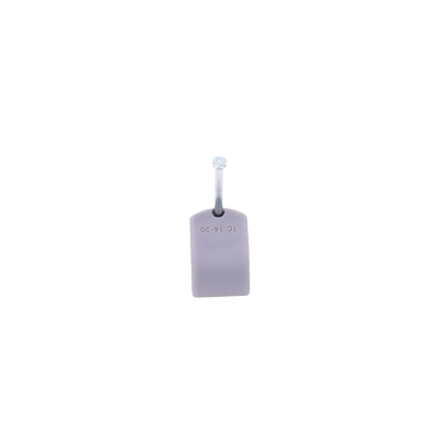 Grapa para cable redondo de 14mm color gris (100pzs) (3105-00100)