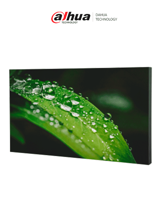 DAHUA DHI-LS460UCM-UF Unidad de visualización Video Wall FHD de 46   cuenta con un bisel ultraestrecho de 3.5 mm  panel LCD ADS antirreflejo  reducción de ruido 3D  conexiones HDMI  DVI  VGA  DP y soporte de señal 4K.