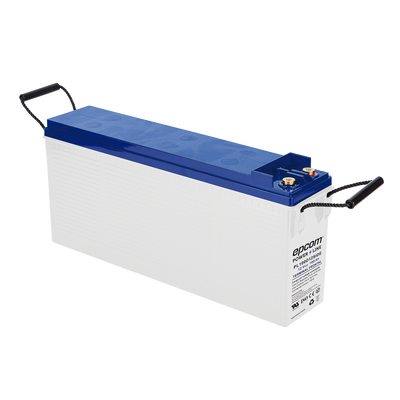 Batería Ciclo Profundo 12V  Terminales Laterales   100 Ah / AGM-VRLA / Uso en Aplicación Fotovoltaica /Terminales Tipo Tornillo T4