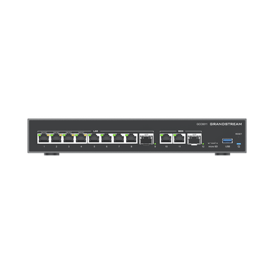 4 en 1: Firewall  Router  PBX IP  Switch 10 Puertos Gigabit (4 PoE) + 2 Puertos SFP 2.5 Gigabit