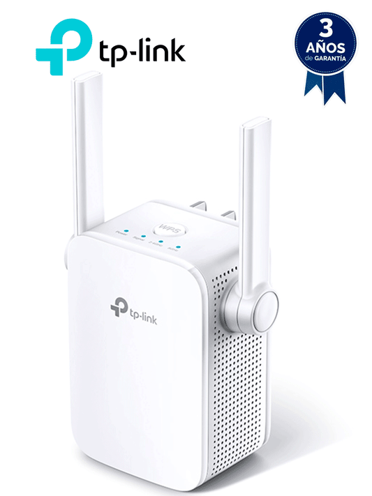 TP-LINK RE305 - Repetidor de señal WiFi  AC1200  2.4GHz (300Mbps) y 5GHz (867Mbps)   Indicador Inteligente de Señal  Modo punto de acceso  2 antenas externas  1 puerto 10/100Mbps Ethernet (RJ45)